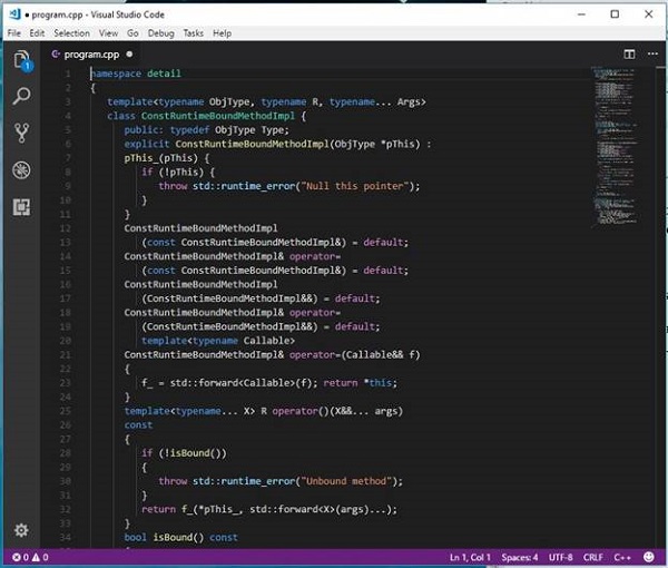 run visual studio for c++ code on mac